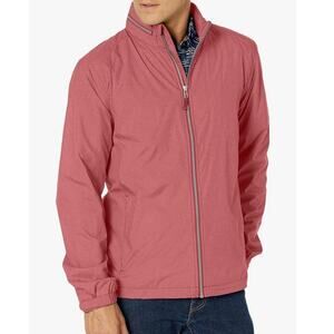 Cutter & Buck Men's Panoramic Packable Jacket WeatherTec Water Wind Red Large